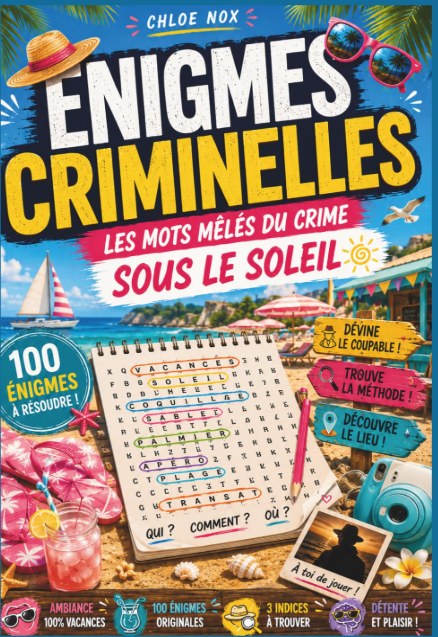 Couverture Les Mots Mêlés du Crime — sous le soleil